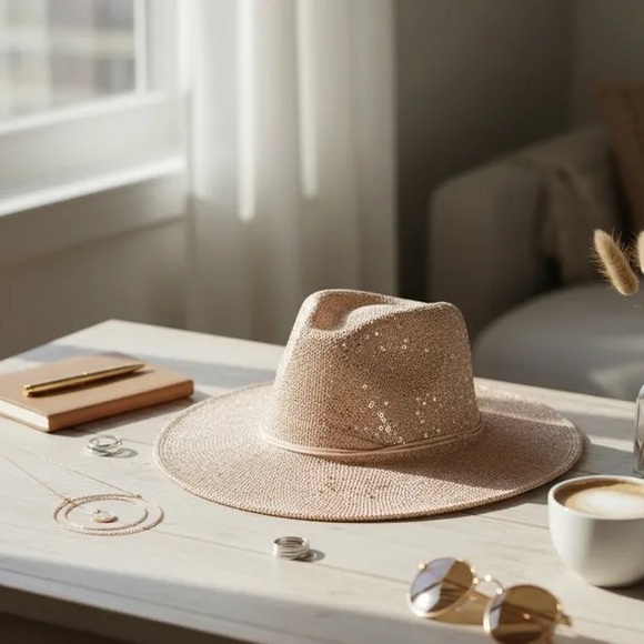 Accessories - SOLD OUT! 

Elegant light Pink Women's Fedora Hat.
